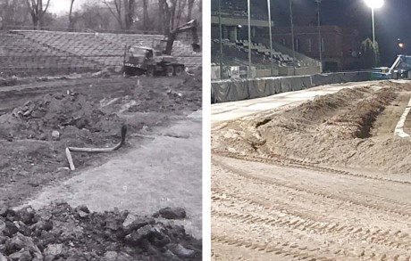 Stadion kiedyś i dziś