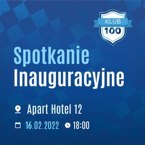 Spotkanie Klubu 100 przełożone na 16 lutego