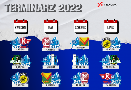 Znamy terminarz na sezon 2022!